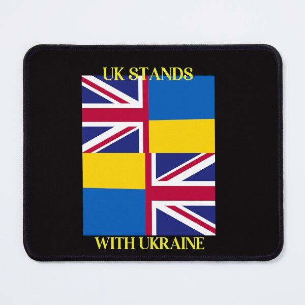 Item preview, UK STANDS WITH UKRAINE FLAGS designed and sold by amy greaves.