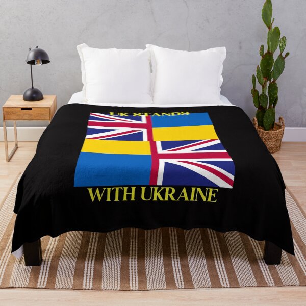 Item preview, UK STANDS WITH UKRAINE FLAGS designed and sold by amy greaves.