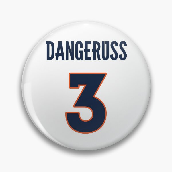 Limited Edition DangeRuss 3 Shirt, Russell Wilson, Denver Broncos #3  Jersey Style T-Shirt, Phone Case, Mug, Wall Tapestry & Mask! Sticker for  Sale