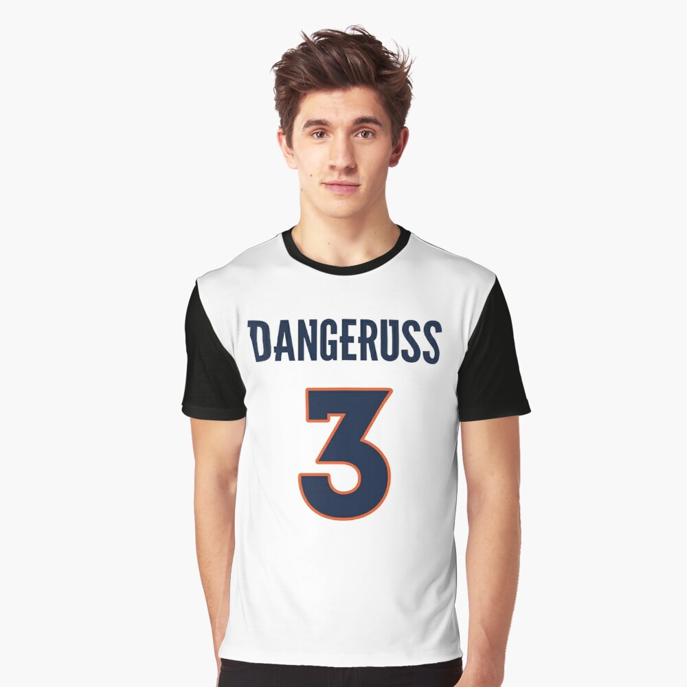 Limited Edition DangeRuss 3 Shirt, Russell Wilson, Denver Broncos #3 Jersey  Style T-Shirt, Phone Case, Mug, Wall Tapestry & Mask! Sticker for Sale by  GoatGear