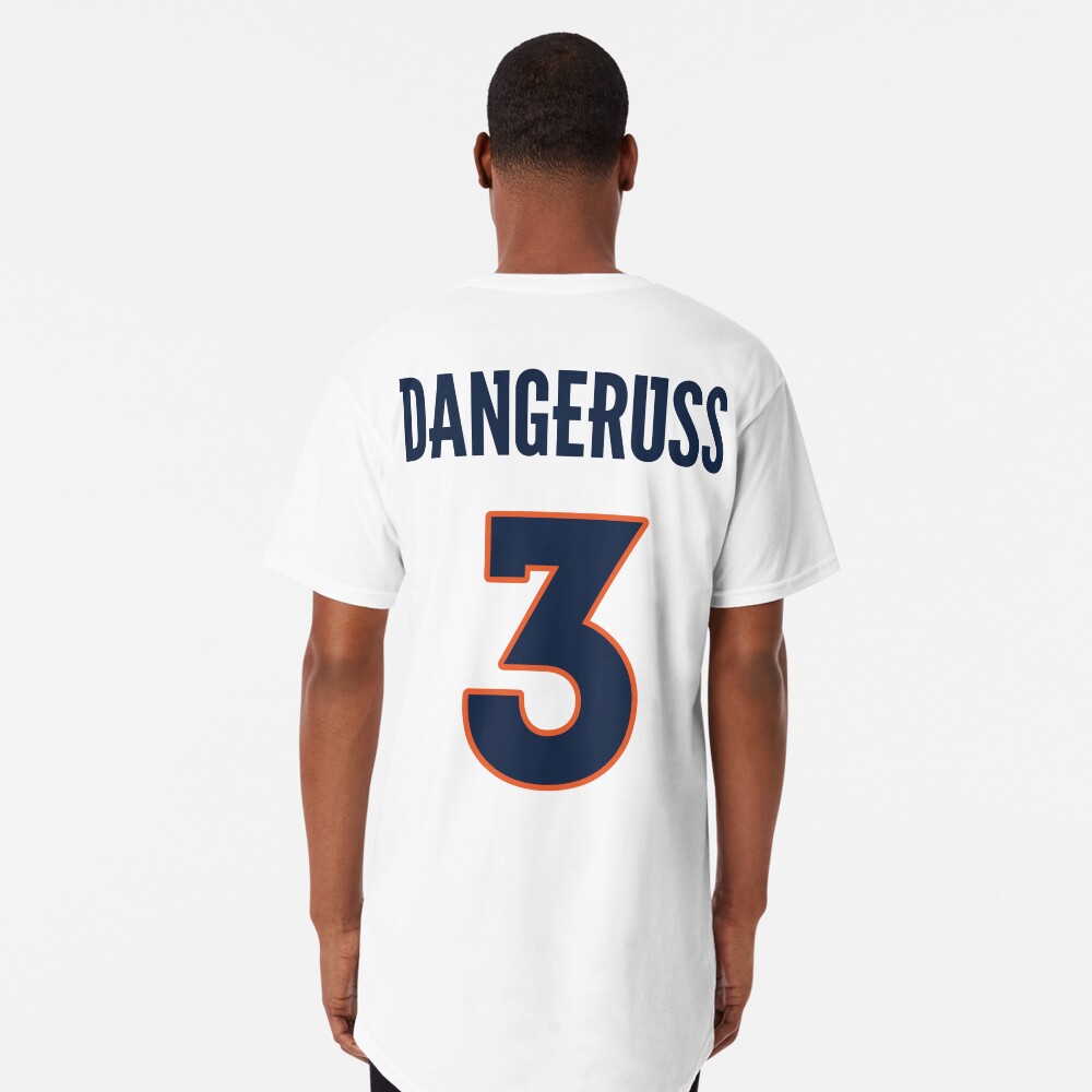 Limited Edition DangeRuss 3 Shirt, Russell Wilson, Denver Broncos #3 Jersey  Style T-Shirt, Phone Case, Mug, Wall Tapestry & Mask! Sticker for Sale by  GoatGear