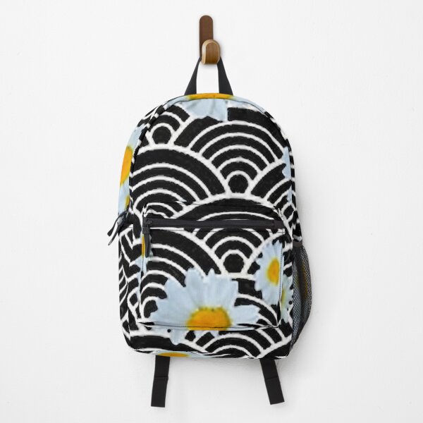 Item preview, CONTEMPRARY BLACK-WHITE DAISIES ABSTRACT PATTERN designed and sold by sharlesart.