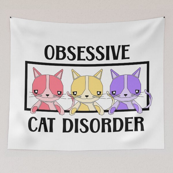 Item preview, Cats, Obsessive cat disorder designed and sold by the Zarock Shop.