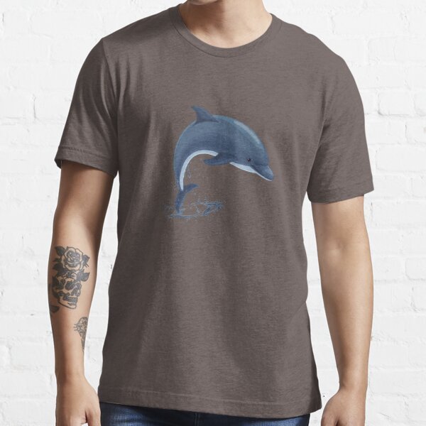 Dolphins Jumping Youth T-Shirt by THP Creative - Pixels