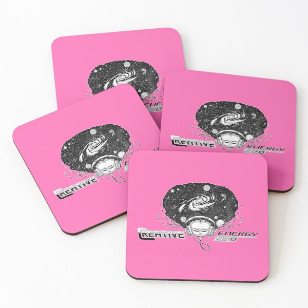 Item preview, WEIRDO - Creative Energy Flo - Universe - Black and White - Pink designed and sold by hector2ortega.