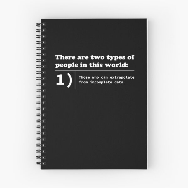 Item preview, Two types of people - can extrapolate incomplete data : Funny Gift Idea For men and women designed and sold by AuthenticKick.