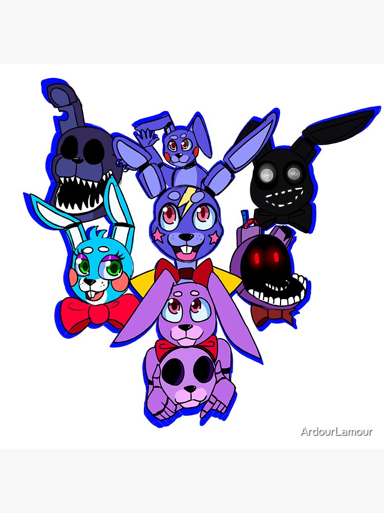 Withered Bonnie - Five Nights At Freddy's Postcard for Sale by