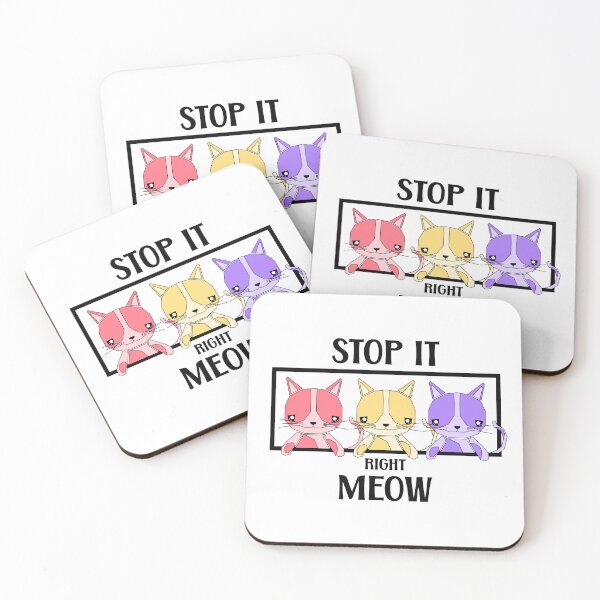 Item preview, Cats,Stop it Right Meow designed and sold by the Zarock Shop.