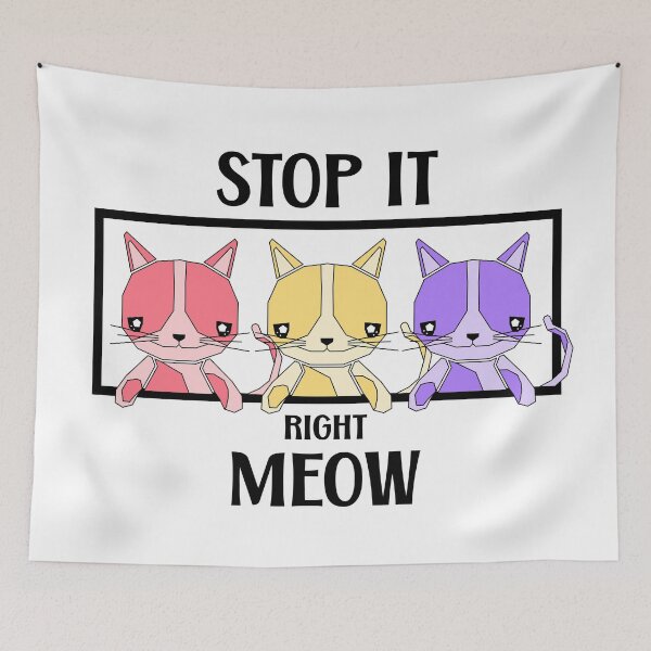 Item preview, Cats,Stop it Right Meow designed and sold by the Zarock Shop.