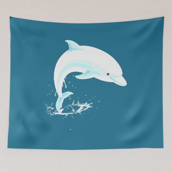 Item preview, Cute Jumping dolphin  designed and sold by TipTopTapo.