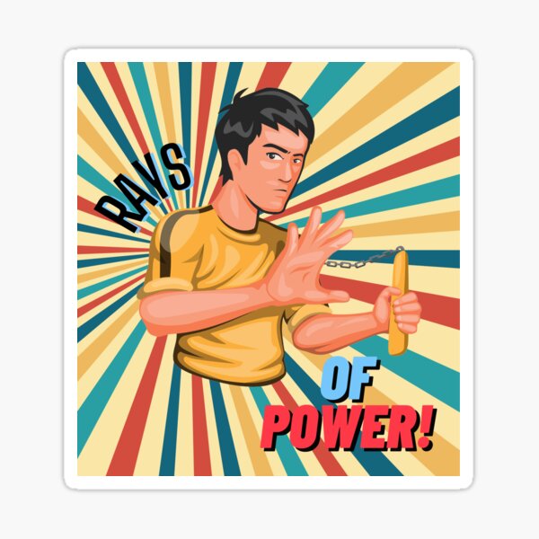 Rays of Power! Sticker