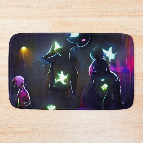 Item preview, AI Generated Art, Stars are only visible in darkness glowing neon  designed and sold by ACC .