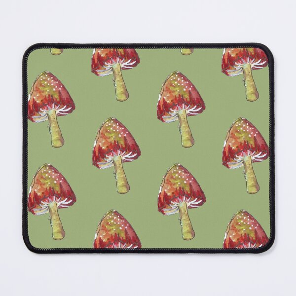 Item preview, Red Watercolor Mushroom designed and sold by CurlyClaraBelle.
