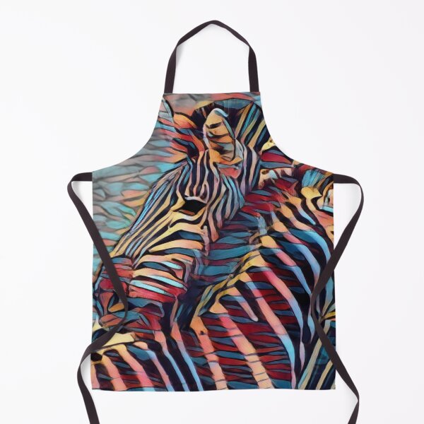Item preview, Zebras In A Colorful, Expressionistic, Semi-abstract Art Style designed and sold by Heathermarie321.