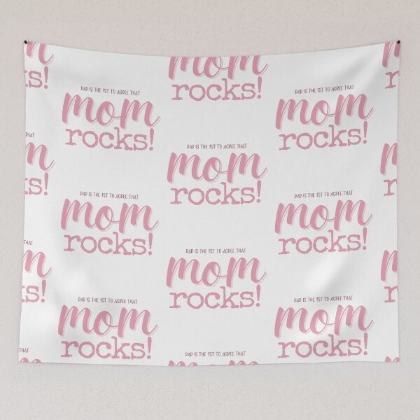 Item preview, Mom rocks! designed and sold by Cane & Abel Creations ..
