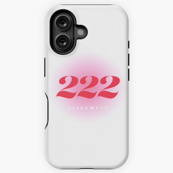 Item preview, Angel Number 222 Gradient Red Pink White Alignment Aura designed and sold by evevisuals.