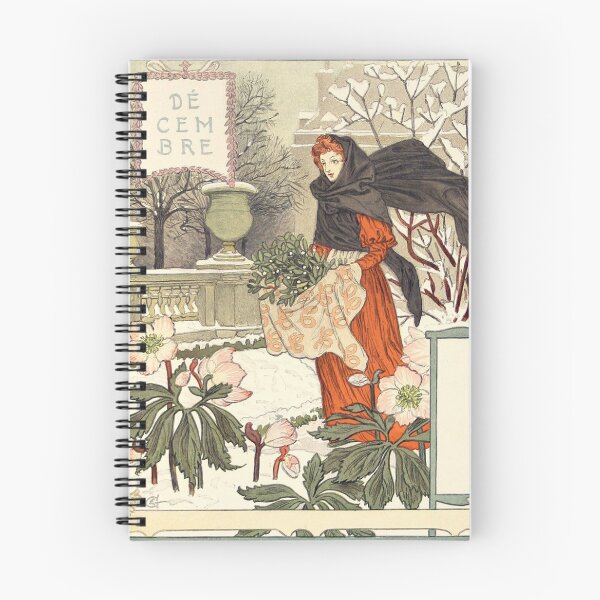 Item preview, December by Samuel Grasset - Vintage Art designed and sold by RickE.