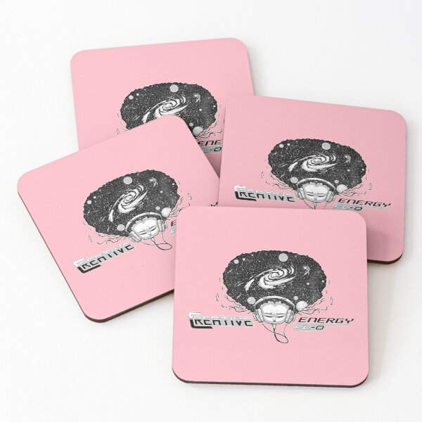 Item preview, WEIRDO - Creative Energy Flo - Universe - Black and White - Light Pink designed and sold by hector2ortega.