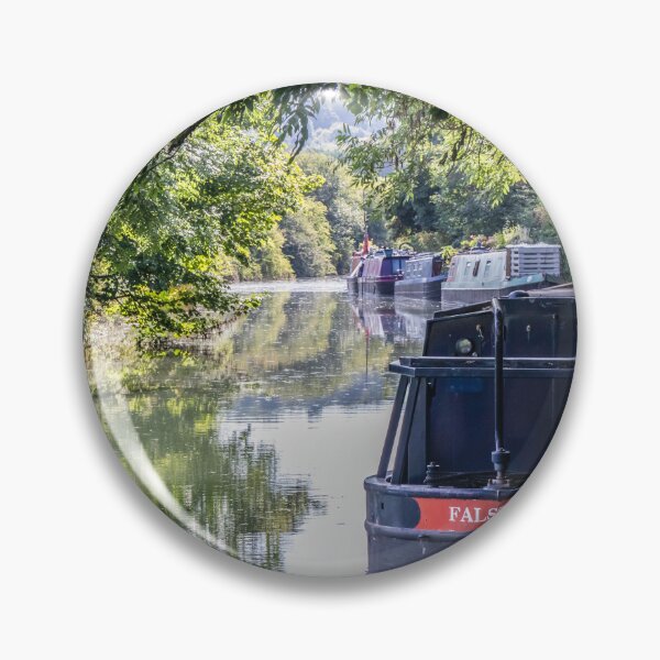 Item preview, Narrowboats moored on the Grand Union canal at Dudswell designed and sold by Kevin Hellon.