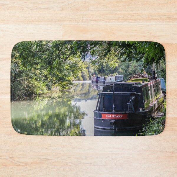 Item preview, Narrowboats moored on the Grand Union canal at Dudswell designed and sold by Kevin Hellon.