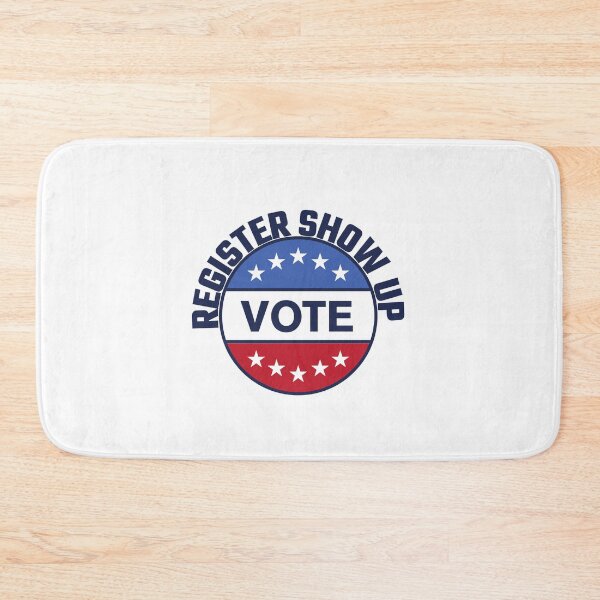 Item preview, Register Show Up Vote Blue Letters designed and sold by Magicalair.