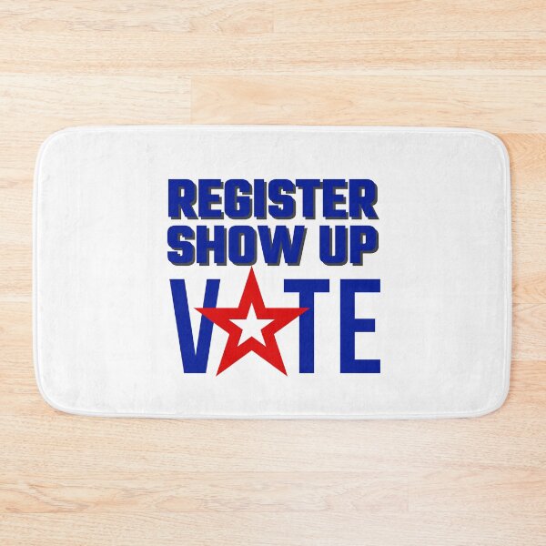 Item preview, Register Show Up Vote Blue Letters designed and sold by Magicalair.