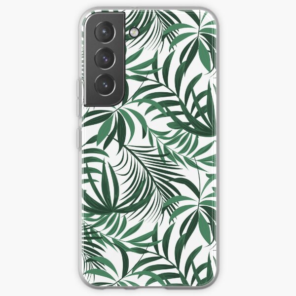 Decorative Green Tropical Leaf Samsung Galaxy Soft Case