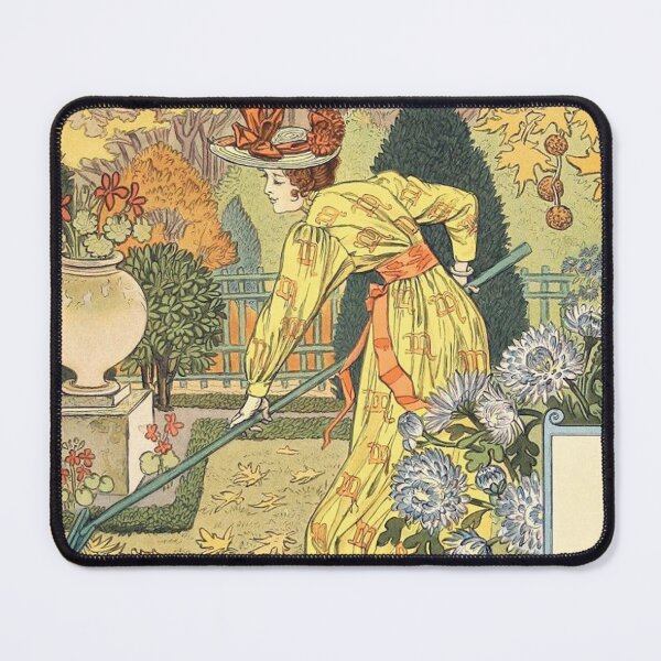 Item preview, October by Samuel Grasset - Art Nouveau - Vintage Art designed and sold by RickE.