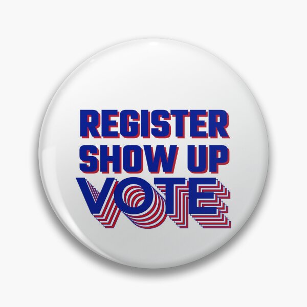 Item preview, Register Show Up Vote designed and sold by Magicalair.