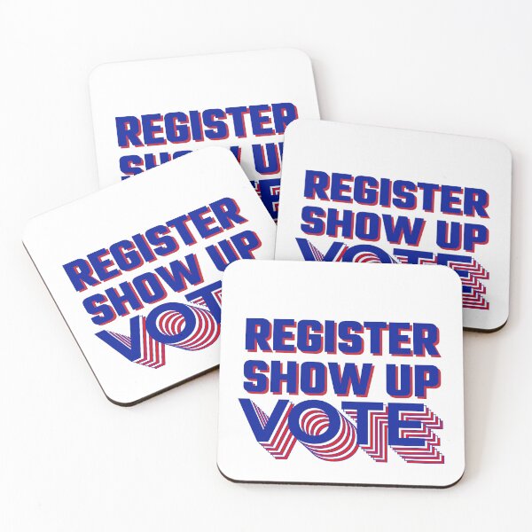 Item preview, Register Show Up Vote designed and sold by Magicalair.