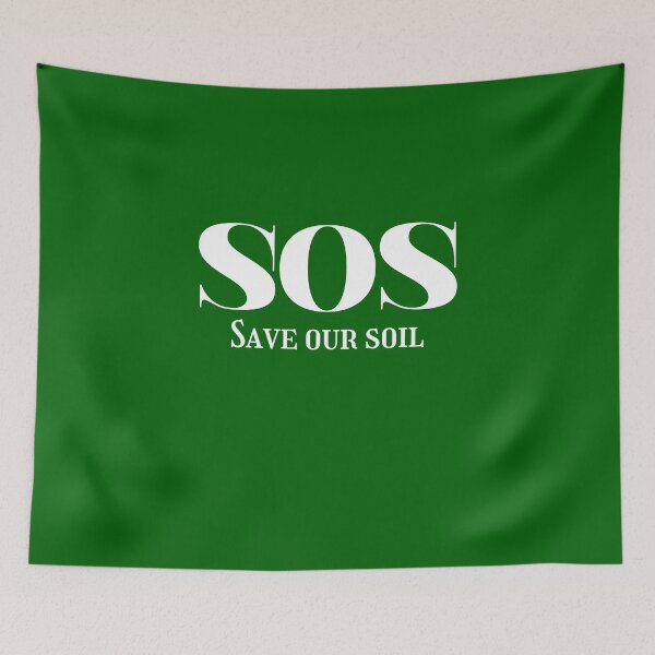 Item preview, SOS save our soil designed and sold by Tanuja  Sharma.