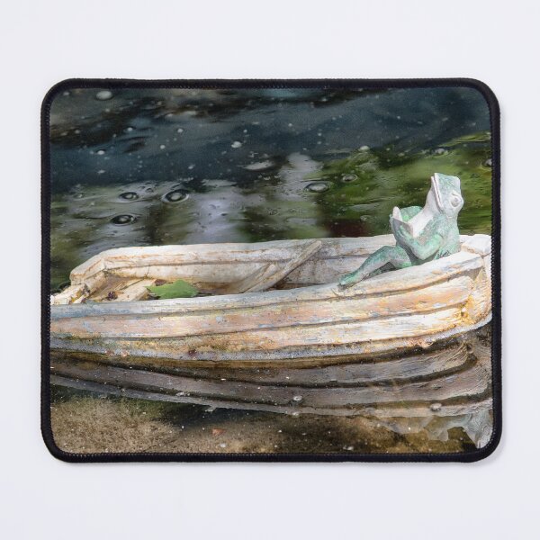 Item preview, Frog in boat designed and sold by MoreGoodArt.