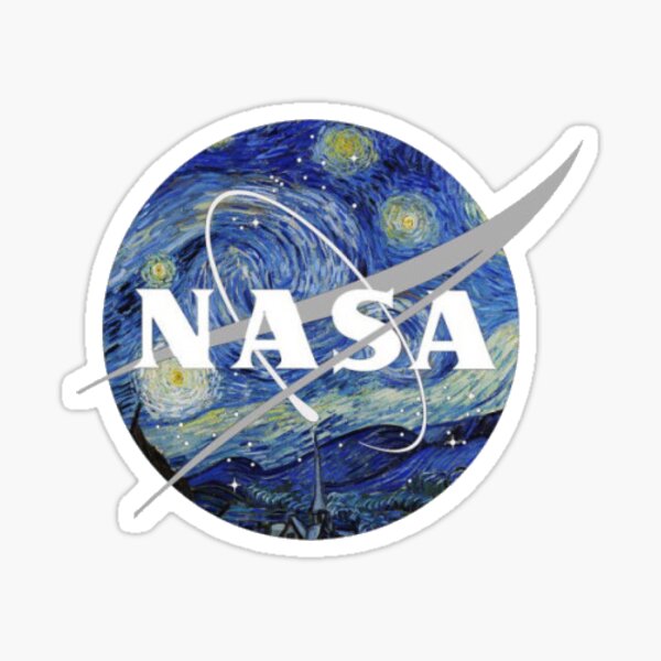Van Gogh NASA Sticker