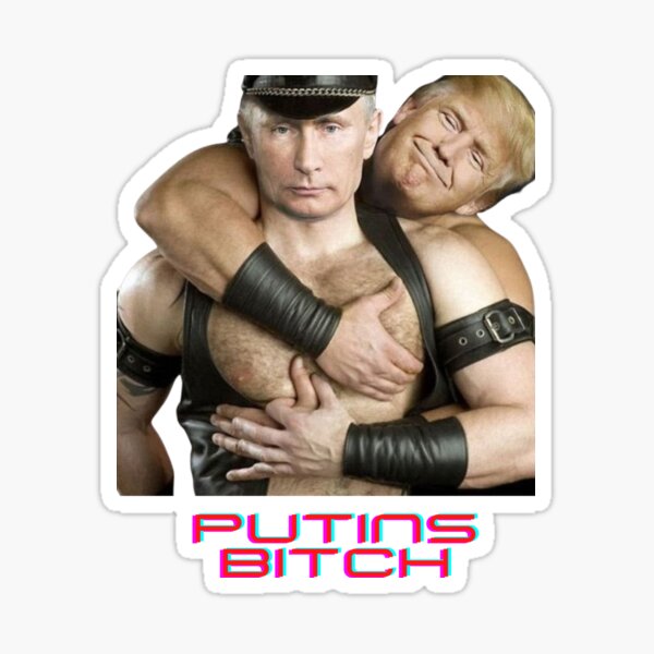 Vista previa del artículo con la obra «Putin a Trump», diseñado y vendido por NakedspoonMedia.