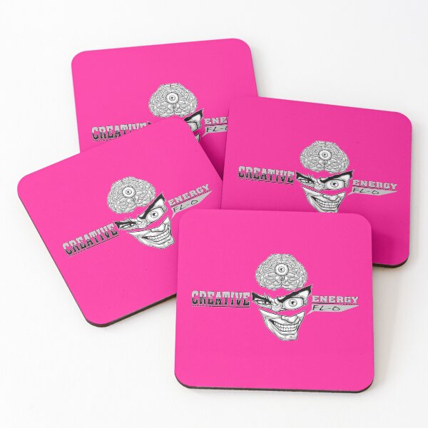 Item preview, WEIRDO - Creative Energy Flo - Face - Black and White - Hot Pink designed and sold by hector2ortega.