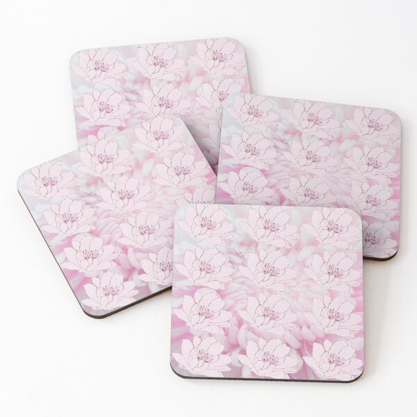 Item preview, Floral Pink Flowers On Flower Design designed and sold by debmund.