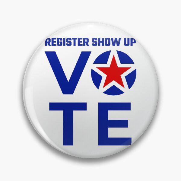 Item preview, Register Show Up Vote designed and sold by Magicalair.