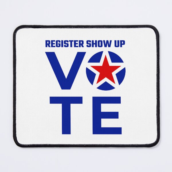 Item preview, Register Show Up Vote designed and sold by Magicalair.