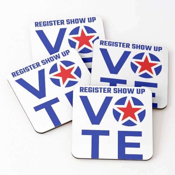 Item preview, Register Show Up Vote designed and sold by Magicalair.