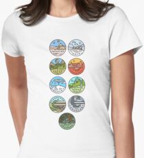 Star Wars Planets Women's Fitted T-Shirt