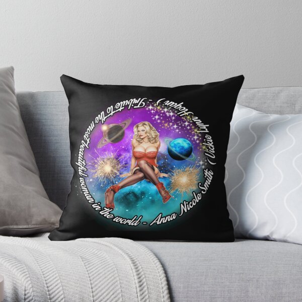 Tribute to Anna Nicole Smith (Vickie Lynn Hogan) Throw Pillow