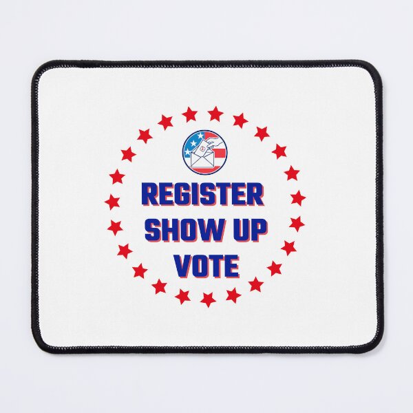 Item preview, Register Show Up Vote designed and sold by Magicalair.
