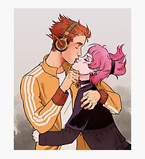 Kid Flash and Jinx Photographic Print