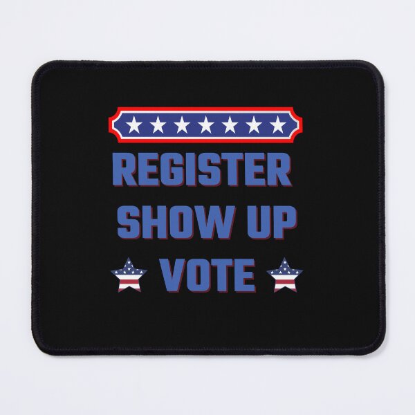 Item preview, Register Show Up Vote Blue Letters designed and sold by Magicalair.