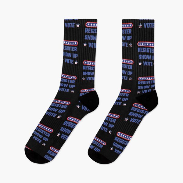 Item preview, Register Show Up Vote Blue Letters designed and sold by Magicalair.