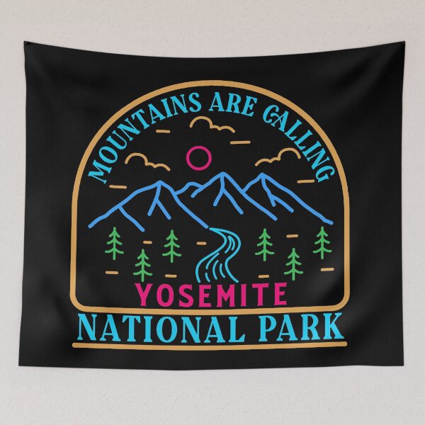 Item preview, Yosemite national park- line art designed and sold by Nature-mark.