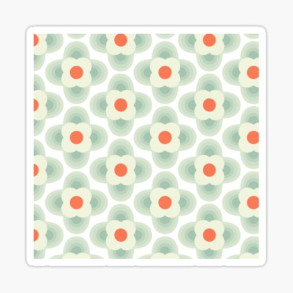 "orla kiely, Striped Petal ,orla kiely pattern" Sticker for Sale by spotfly Redbubble