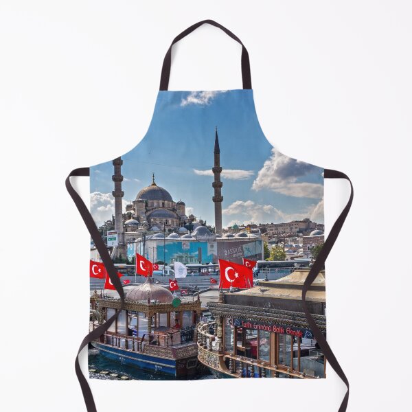 Item preview, Boats selling fish sandwiches on the Golden Horn, Istanbul designed and sold by Kevin Hellon.