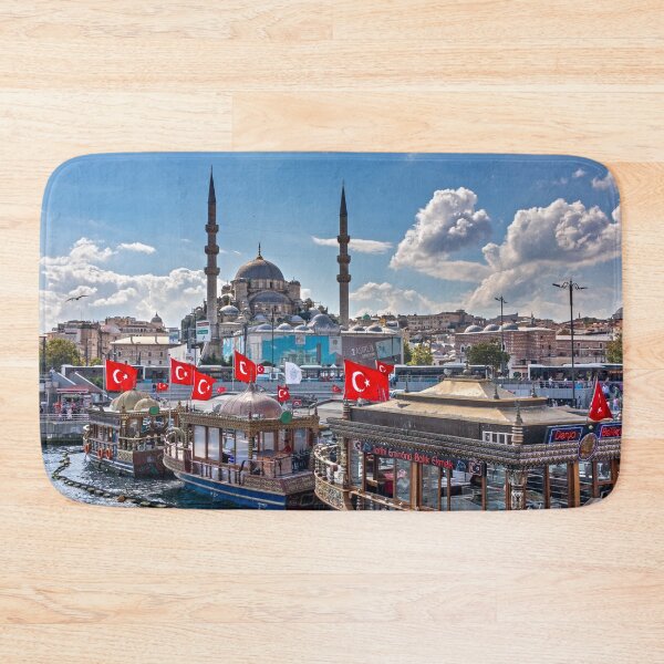 Item preview, Boats selling fish sandwiches on the Golden Horn, Istanbul designed and sold by Kevin Hellon.