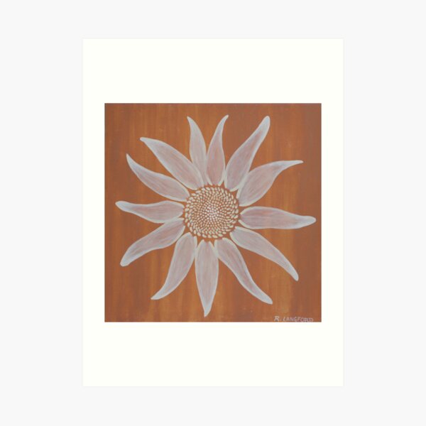 EARTH FLOWER Art Print